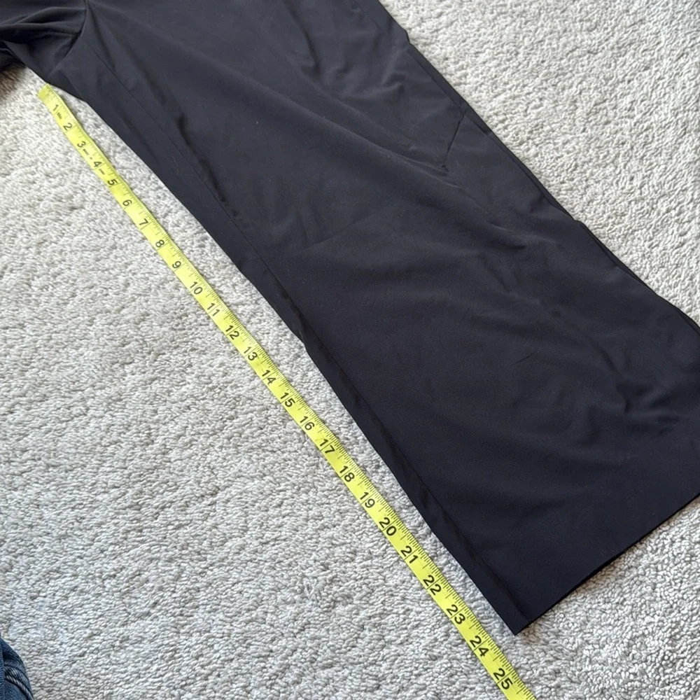 Athleta Tribeca Wide Leg Snap Hem Crop Pants | Size 2 | Black - Picture 10 of 10